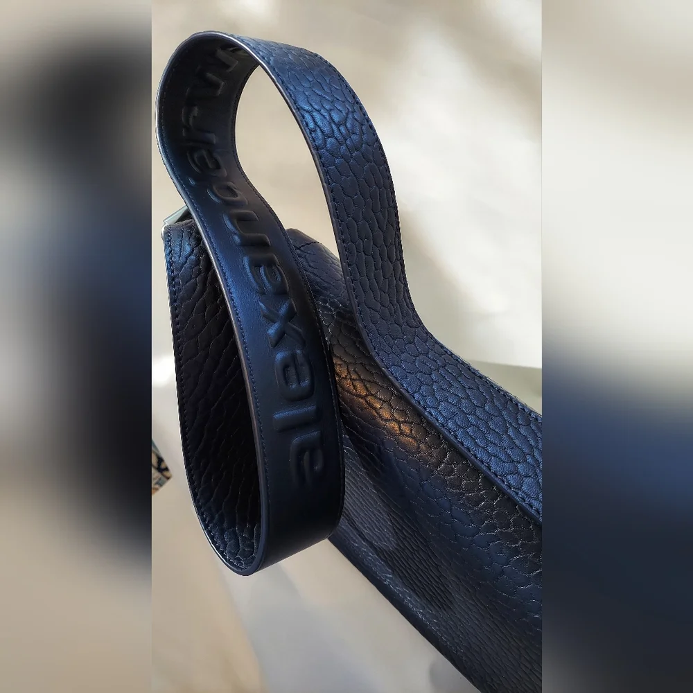 Alexander Wang Ricco Black Textured Leather Bag (Medium) - Picture 13 of 15